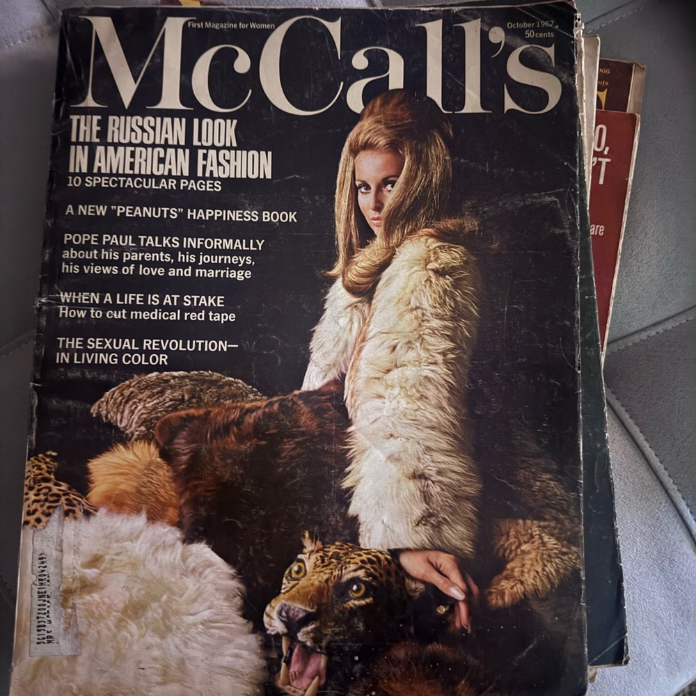7 Vintage McCall's Magazine Feb June Aug Dec 1966 Jan Aug Oct 1967